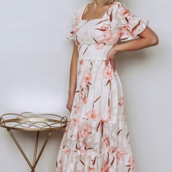 Blue Floral maxi SOLD - Picture 7 of 14